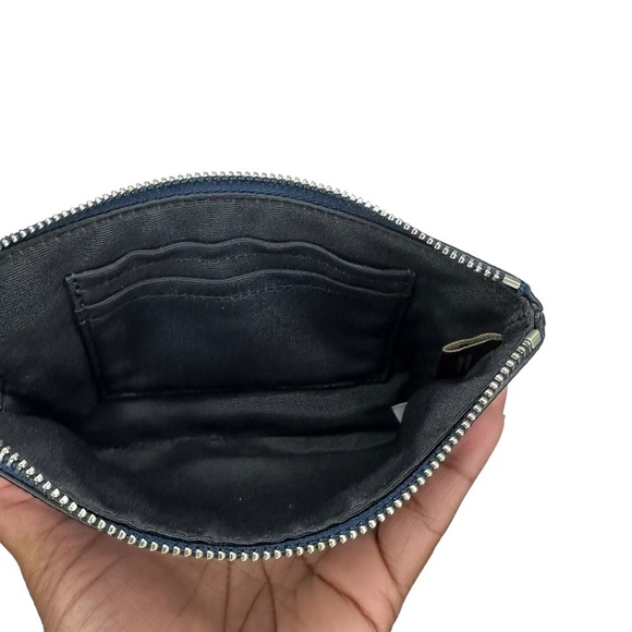 COACH Metallic Blue Corner Zip Wristlet NWOT - Picture 4 of 4